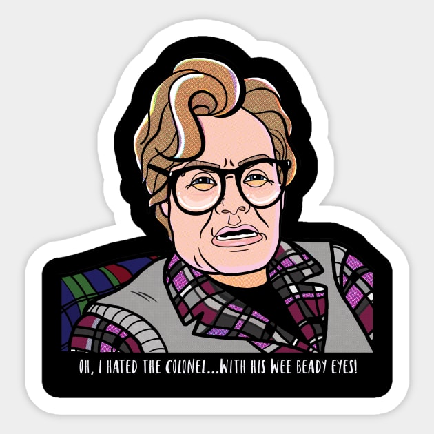 I Hated the Colonel! Sticker by Kittenpants Studios